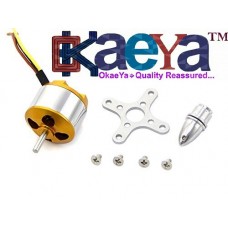 OkaeYa -1000 Kv Brushless Dc Motor With Bullet Connector